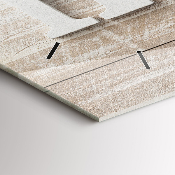 Vízszintes üvegóra A feliratos ház