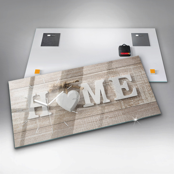 Vízszintes üvegóra A feliratos ház