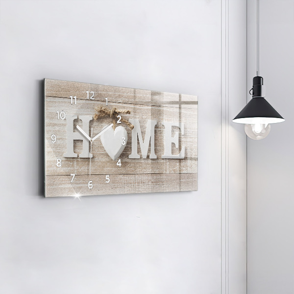 Vízszintes üvegóra A feliratos ház