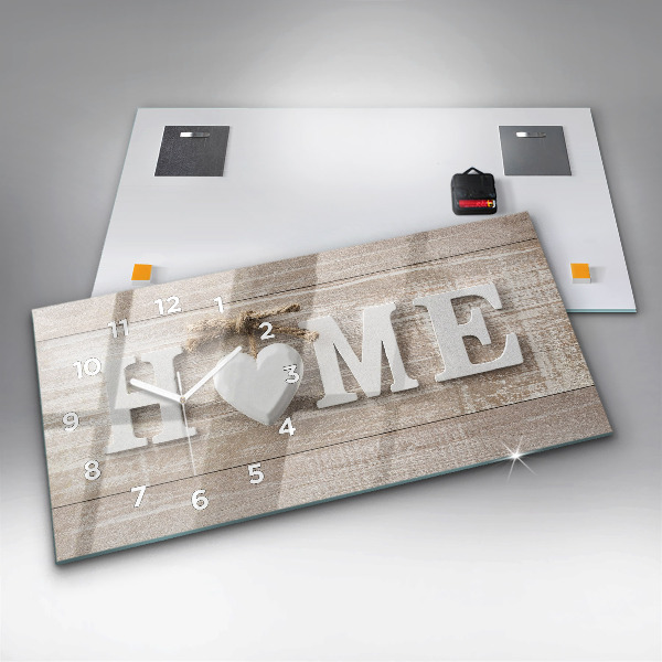 Vízszintes üvegóra A feliratos ház