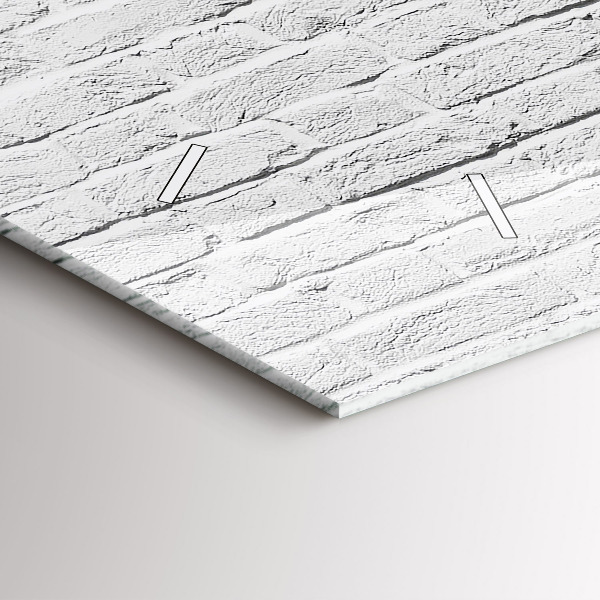 Vízszintes üvegóra Téglafal