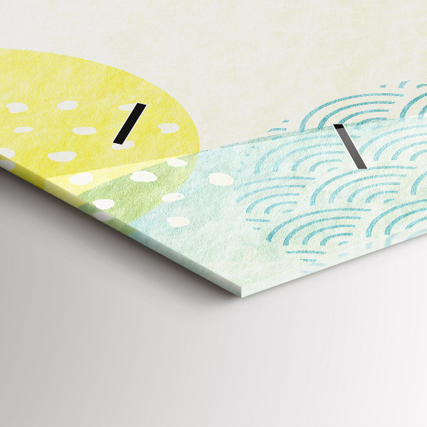 Vízszintes üvegóra Minta keret