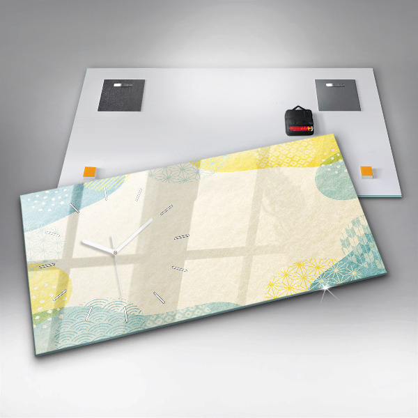 Vízszintes üvegóra Minta keret