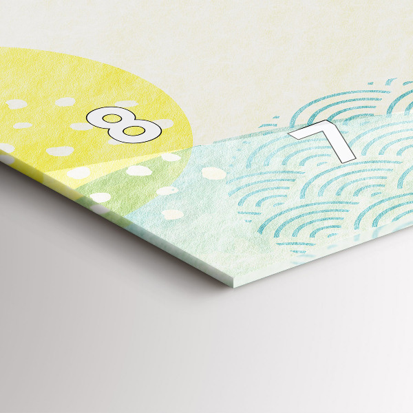 Vízszintes üvegóra Minta keret