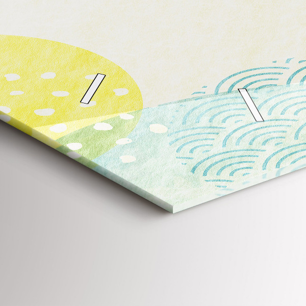 Vízszintes üvegóra Minta keret