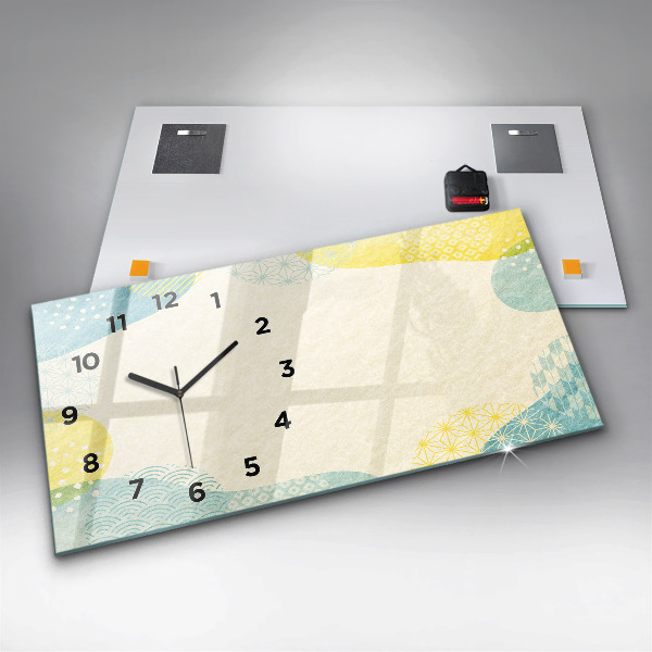 Vízszintes üvegóra Minta keret