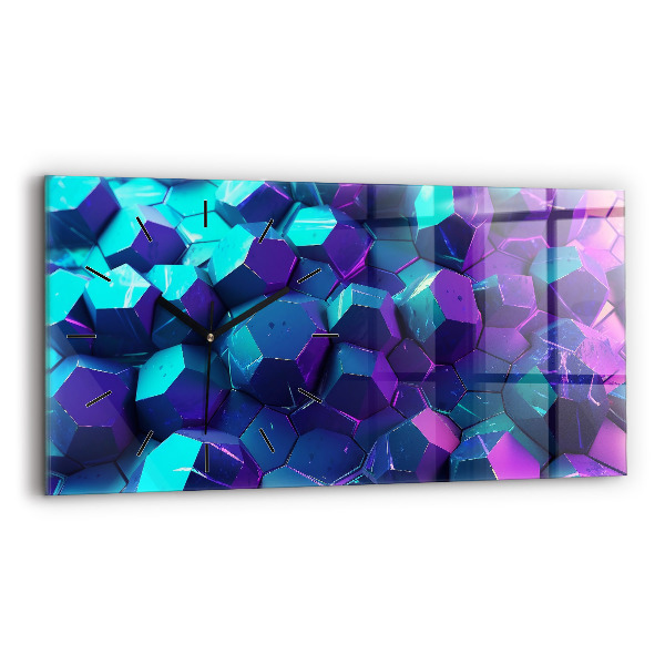 Vízszintes üvegóra Geometriai figurák