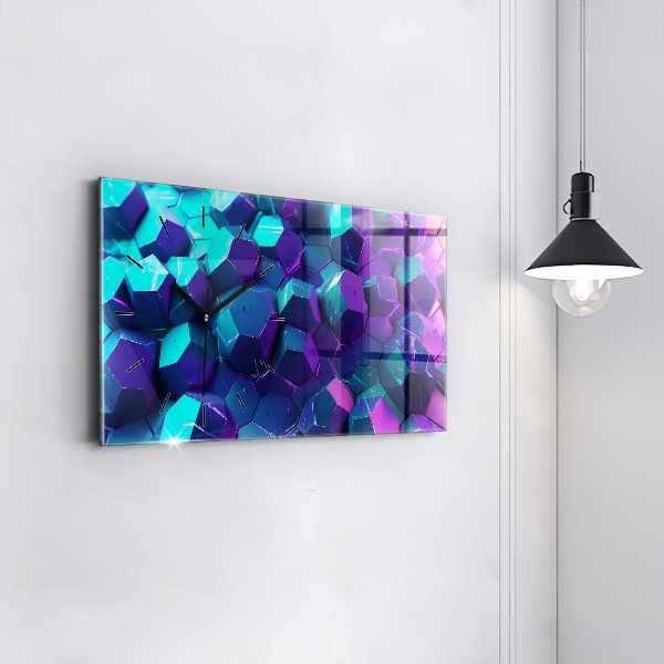 Vízszintes üvegóra Geometriai figurák