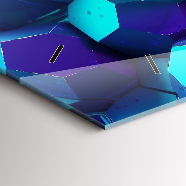 Vízszintes üvegóra Geometriai figurák