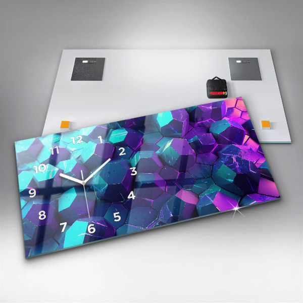 Vízszintes üvegóra Geometriai figurák