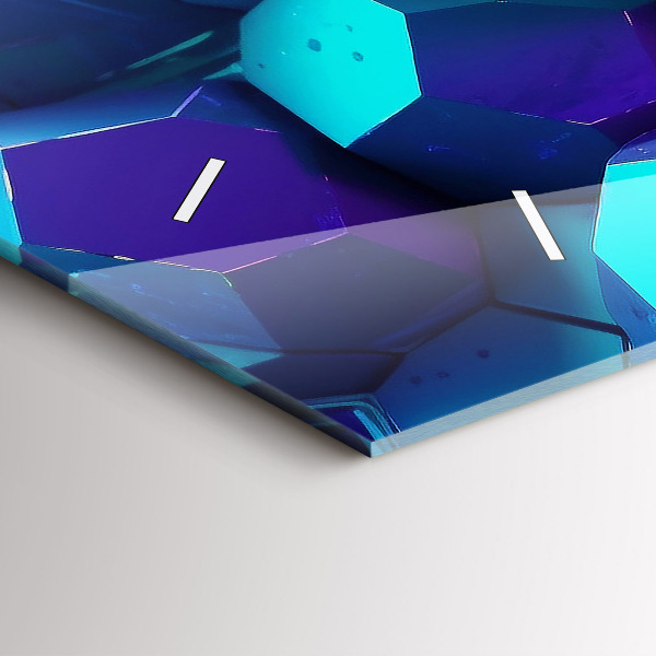 Vízszintes üvegóra Geometriai figurák