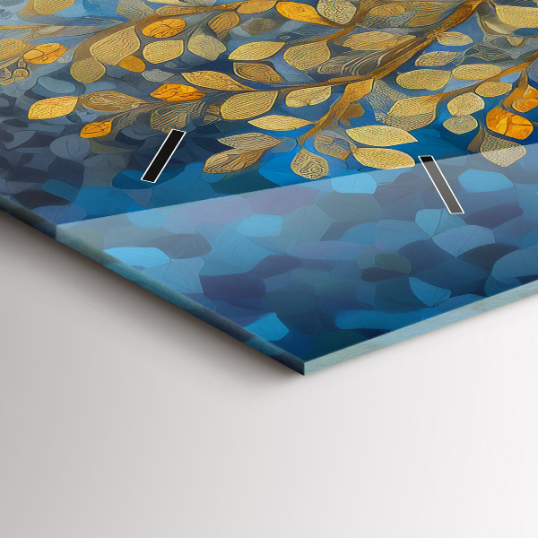 Vízszintes üvegóra Absztrakt fa