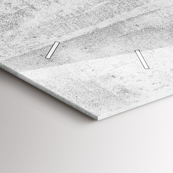 Vízszintes üvegóra Betonfal