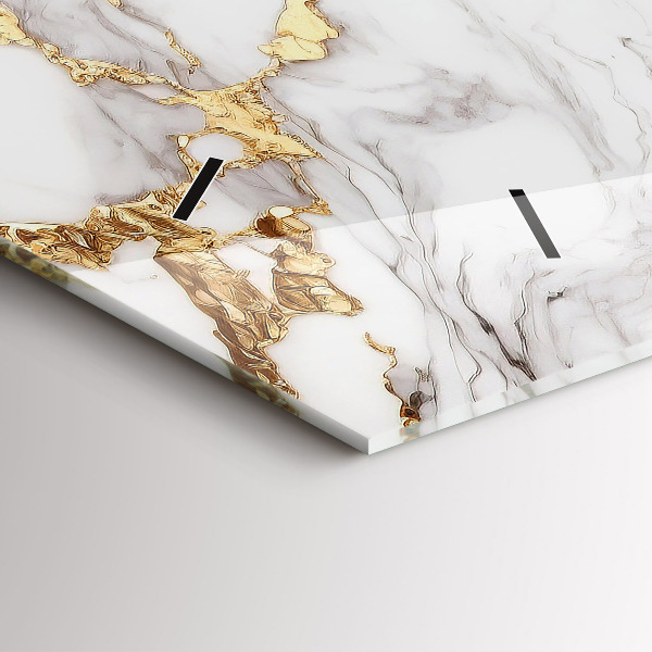 Vízszintes üvegóra Dekoratív márvány