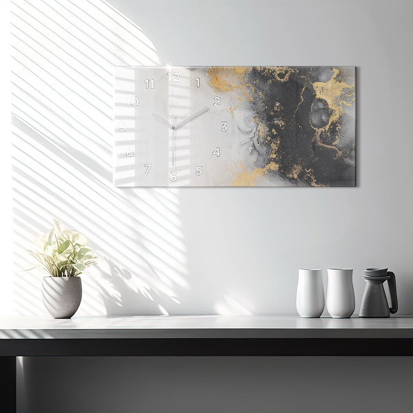 Vízszintes üvegóra Márvány művészet