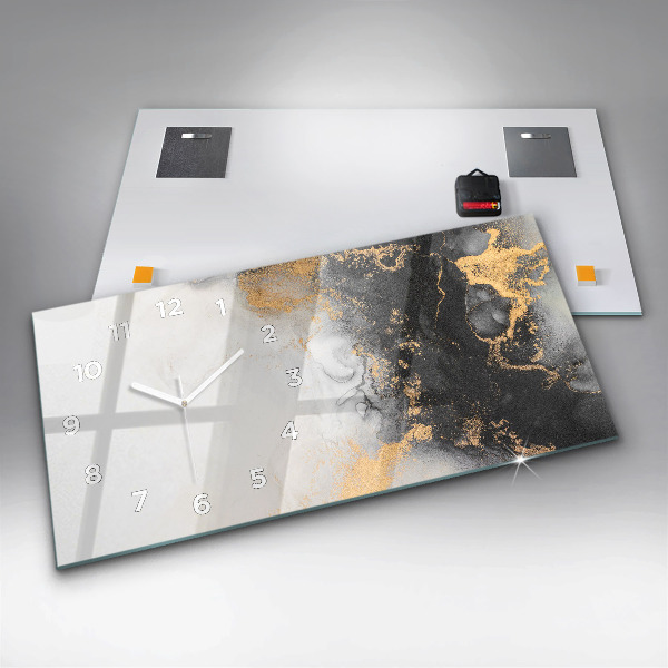 Vízszintes üvegóra Márvány művészet