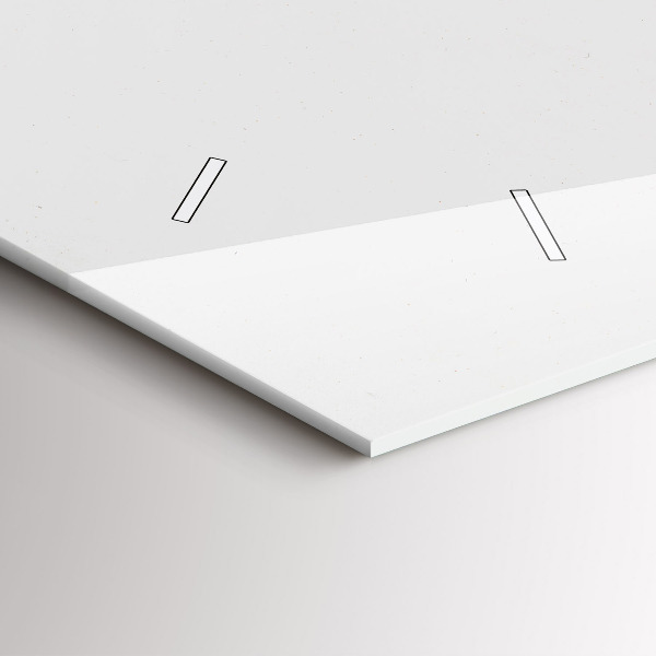 Vízszintes üvegóra Márvány művészet