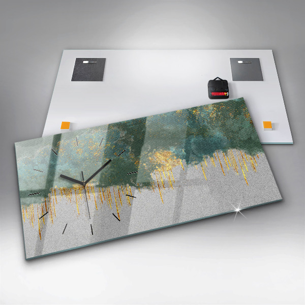 Vízszintes üvegóra Dekoratív minta