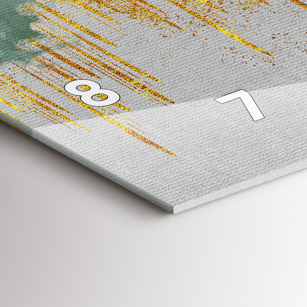 Vízszintes üvegóra Dekoratív minta