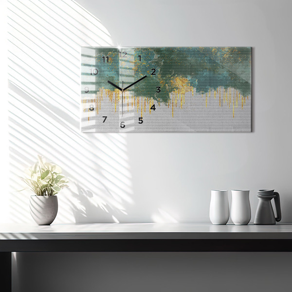 Vízszintes üvegóra Dekoratív minta