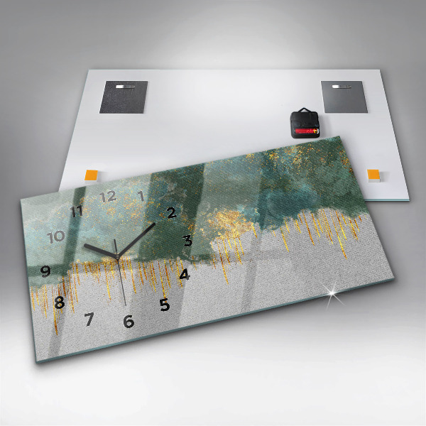 Vízszintes üvegóra Dekoratív minta