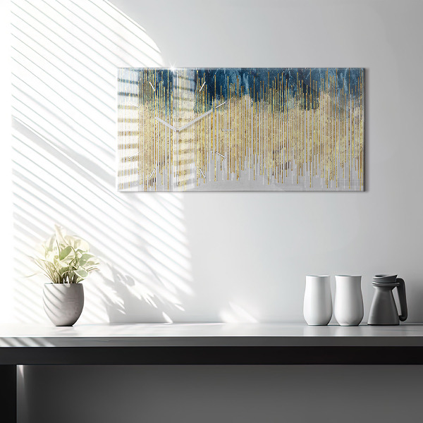 Vízszintes üvegóra Dekoratív minta