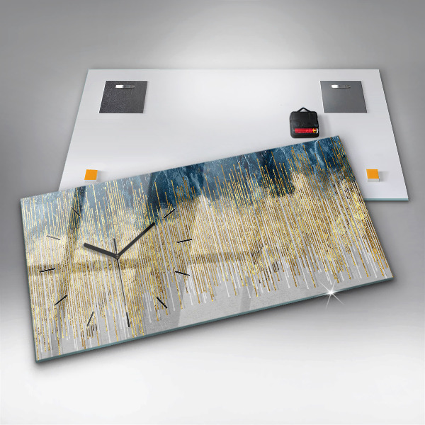 Vízszintes üvegóra Dekoratív minta