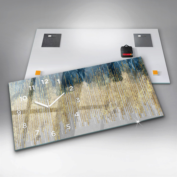 Vízszintes üvegóra Dekoratív minta