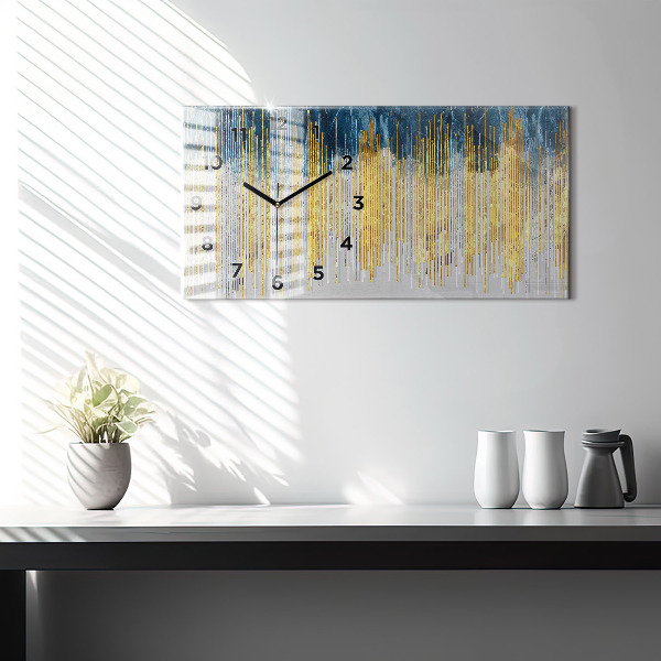 Vízszintes üvegóra Dekoratív minta