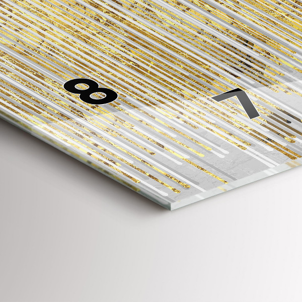 Vízszintes üvegóra Dekoratív minta