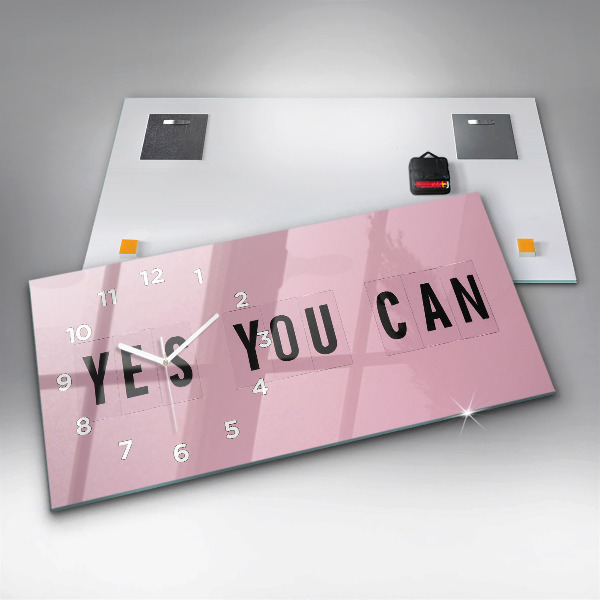 Vízszintes üvegóra Igen Tudod