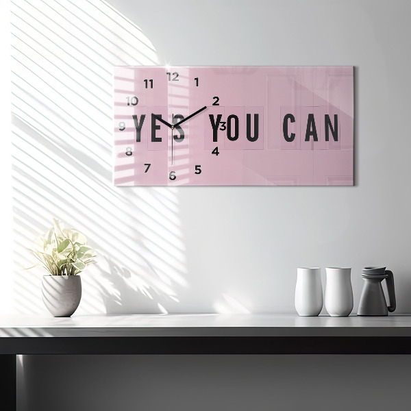 Vízszintes üvegóra Igen Tudod