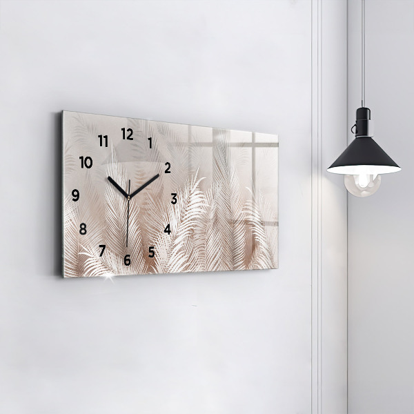 Vízszintes üvegóra Trópusi levelek