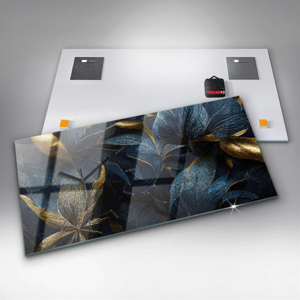 Vízszintes üvegóra Dekoratív virágok