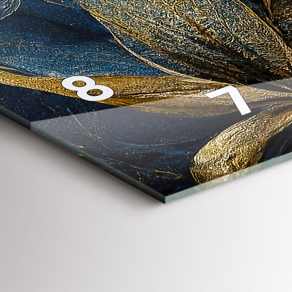 Vízszintes üvegóra Dekoratív virágok