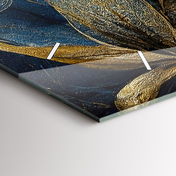 Vízszintes üvegóra Dekoratív virágok