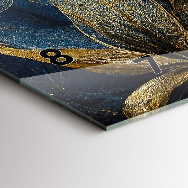 Vízszintes üvegóra Dekoratív virágok