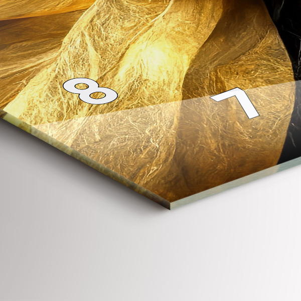 Vízszintes üvegóra Elegáns absztrakció