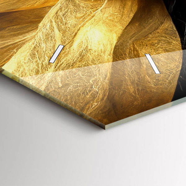 Vízszintes üvegóra Elegáns absztrakció