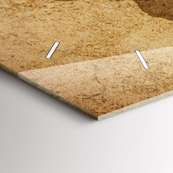 Vízszintes üvegóra Vintage világtérkép