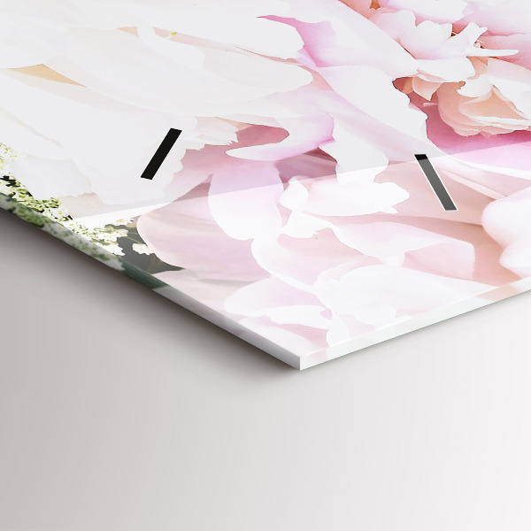 Vízszintes üvegóra Dekoratív virágok