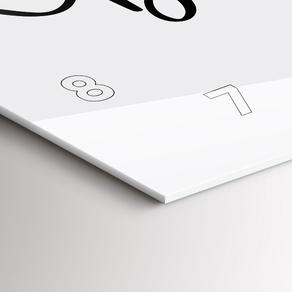 Vízszintes üvegóra Bon voyage felirat