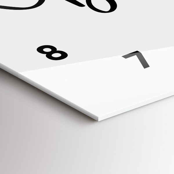 Vízszintes üvegóra Bon voyage felirat