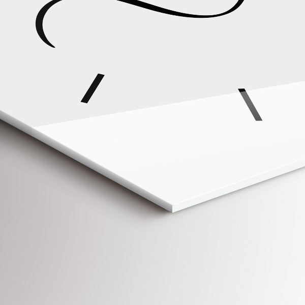 Vízszintes üvegóra Emlékek felirat