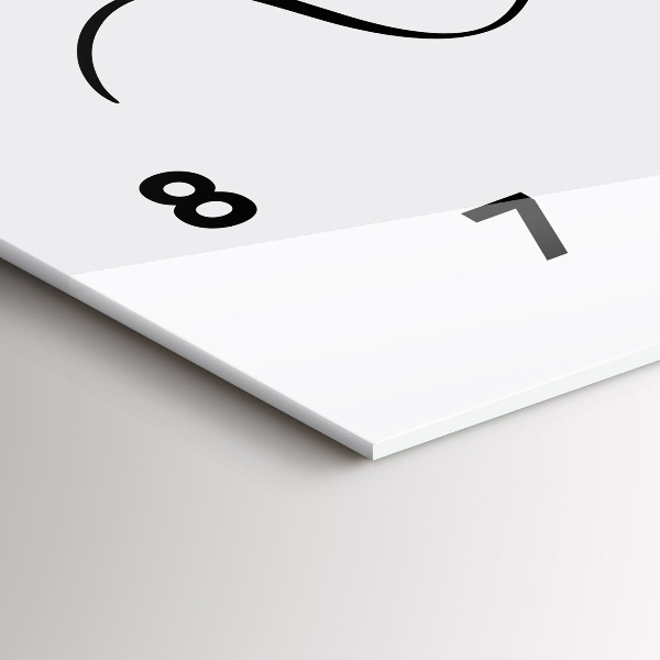 Vízszintes üvegóra Emlékek felirat