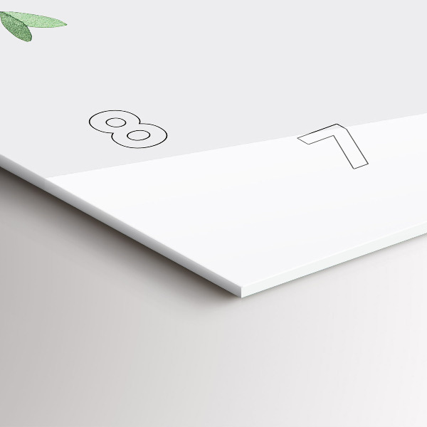 Vízszintes üvegóra Növény levelei