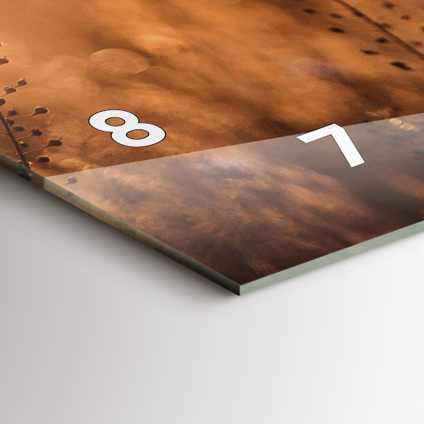 Vízszintes üvegóra Mezei napkelte