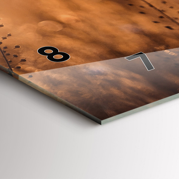 Vízszintes üvegóra Mezei napkelte