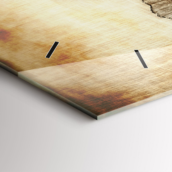 Vízszintes üvegóra Régi világtérkép