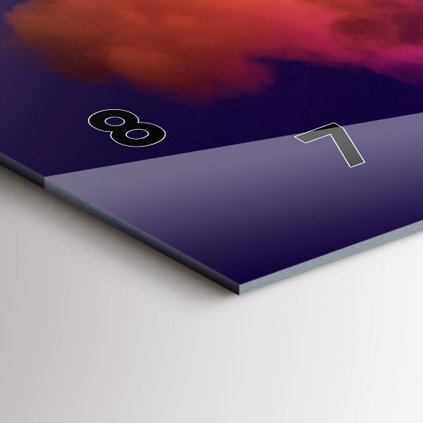 Vízszintes üvegóra 3D füst absztrakt